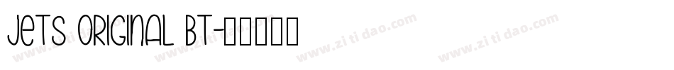 Jets Original BT字体转换